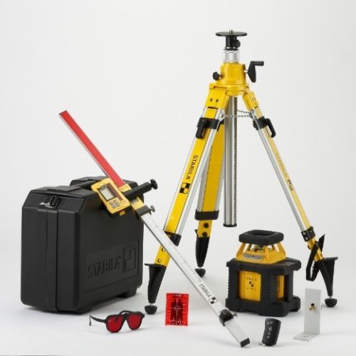 STABILA ROTATION LASER LAR 250 SET RECEIVER REC 300 LEVELING STA STABILA ROTATION LASER LAR 250 SET RECEIVER REC 300 LEVELING STA